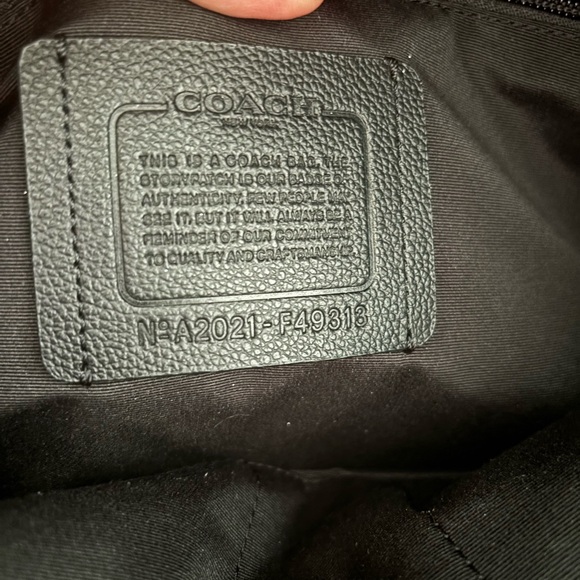 Coach backpack- full size. - Picture 2 of 3